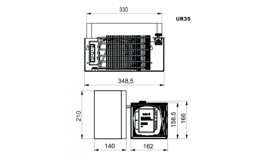 Автохолодильник Indel B UR35