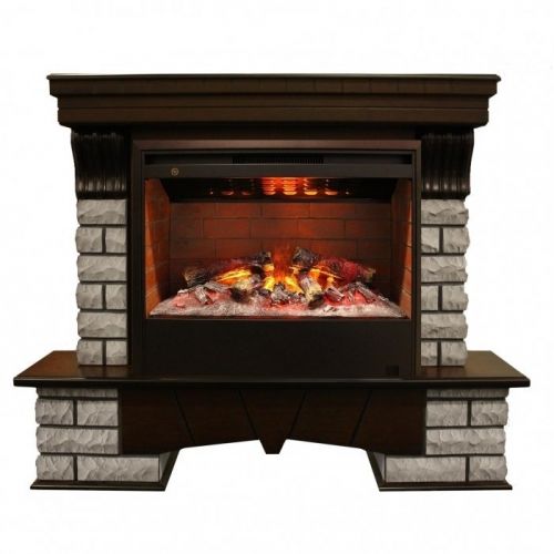 Каминокомплект RealFlame Country Rock 26 AO с очагом 3D Helios 26