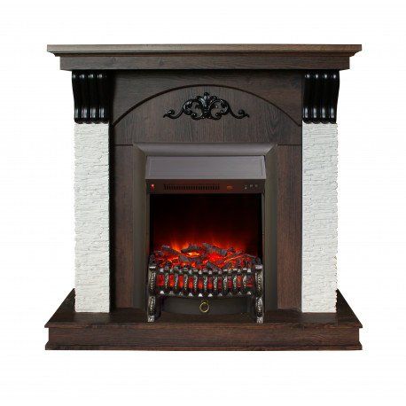 Каминокомплект RealFlame Corfino NT с очагом Fobos Lux Black S