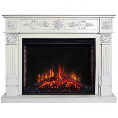 Каминокомплект RealFlame Leonardo 33 WT с очагом Epsilon 33 S