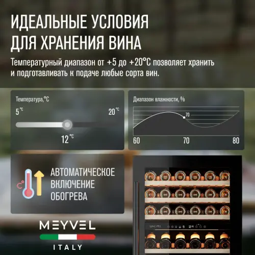 Винный шкаф Meyvel MV77PRO-KBT2