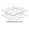 Варочная панель газовая MEFERI MGH604GR GLASS ULTRA