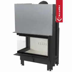 Топка Kratki PRO MBO/L/BS/G/SG угловое гнутое стекло слева, гильотина