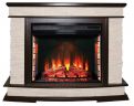 Каминокомплект Interflame Памир сланец коньячный дуб с очагом Panoramic 28 LED FX
