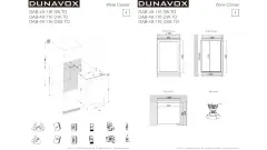 Винный шкаф Dunavox DAB-49.116DB.TO