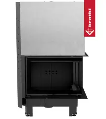 Топка Kratki PRO MBZ/P/BS/G/SG угловое гнутое стекло справа