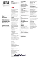 DF 260 / DF 261 ПММ 60 см, 6 программ