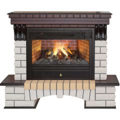 Каминокомплект RealFlame Country 26 AO с очагом 3D Novara