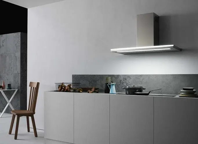 Островная вытяжка FALMEC LUMEN ISOLA STEEL 1200 мм из нержавеющей стали