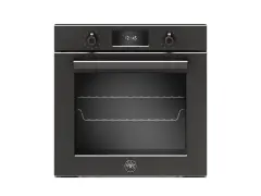 Электрический встраиваемый духовой шкаф Bertazzoni с функцией пара Total steam и полностью сенсорным дисплеем (TFT), 60 см, карбонио