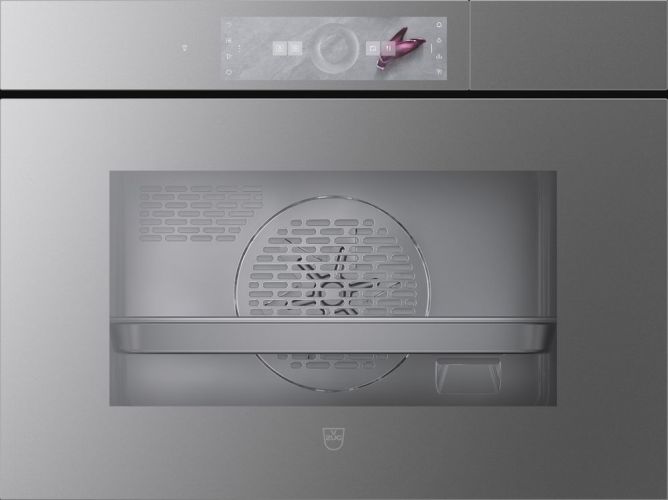 Паровой шкаф V-ZUG CombiSteamer V6000 45 платиновое стекло/AutoDoor CS6T-23043