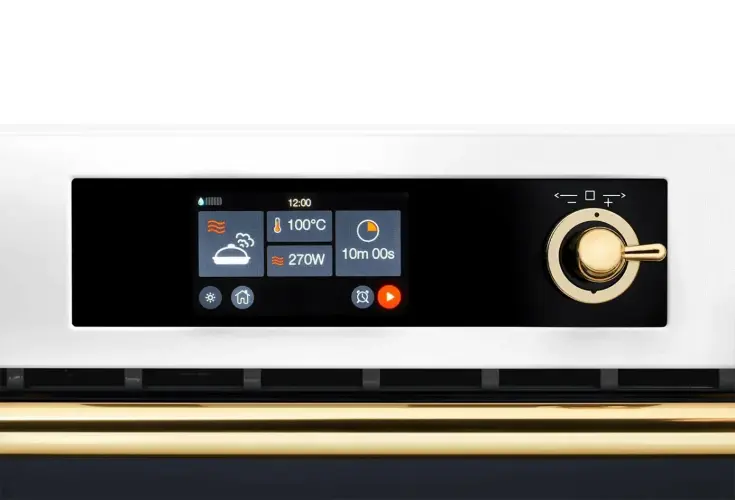 Духовой шкаф ILVE OV60SNT3/AWG античный белый (фурн. латунь)