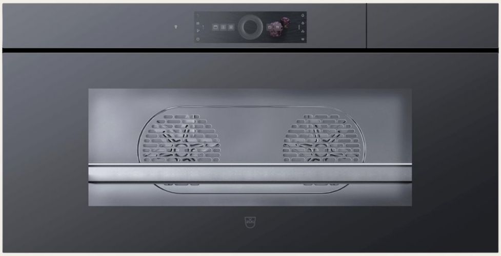 Паровой шкаф V-ZUG CombiSteamer V6000 45L Grand AutoDoor черное стекло CS6T-23046