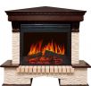 Каминокомплект Royal Flame Pierre Luxe угловой мелкий сланец бежевый c очагом Jupiter FX New