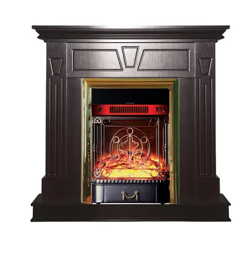 Каминокомплект Interflame Берта с очагом Majestic FX M Brass венге