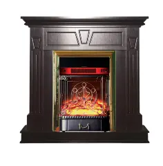 Каминокомплект Interflame Берта с очагом Majestic FX M Brass венге