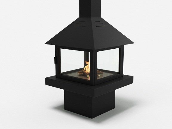 Островной биокамин Good Fire Куб 850