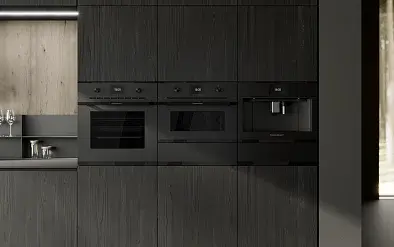 Компактный духовой шкаф с микроволнами Kuppersbusch CBM 6330.0 KSM6 MattBlack