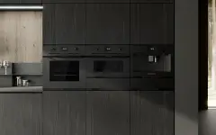 Компактный духовой шкаф с микроволнами Kuppersbusch CBM 6330.0 KSM6 MattBlack