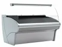 Витрина среднетемпературная Carboma G110 SM 2,0-1 с боковинами, ВХС-2,0ш G110, 9006, холодильная