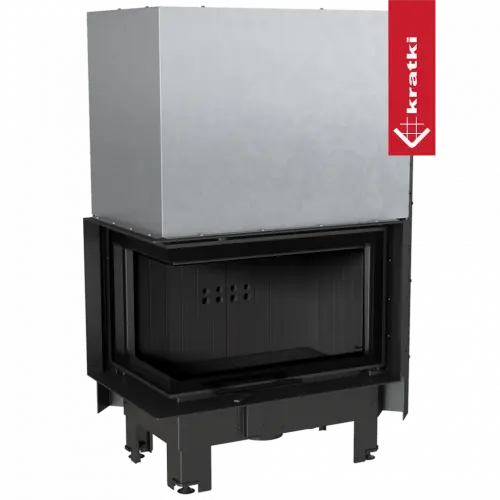 Топка Kratki PRO MBM/L/BS/G/SG угловое гнутое стекло слева, гильотина