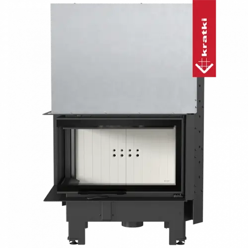 Топка Kratki PRO MBM/L/BS/G/SG угловое гнутое стекло слева, гильотина