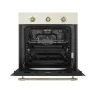 Встраиваемый газовый духовой шкаф с электрическим грилем MAUNFELD EOGC604RIB.MT Slim