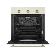 Встраиваемый газовый духовой шкаф с электрическим грилем MAUNFELD EOGC604RIB.MT Slim