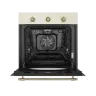 Встраиваемый газовый духовой шкаф с электрическим грилем MAUNFELD EOGC604RIB.MT Slim