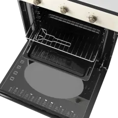 Встраиваемый газовый духовой шкаф с электрическим грилем MAUNFELD EOGC604RIB.MT Slim