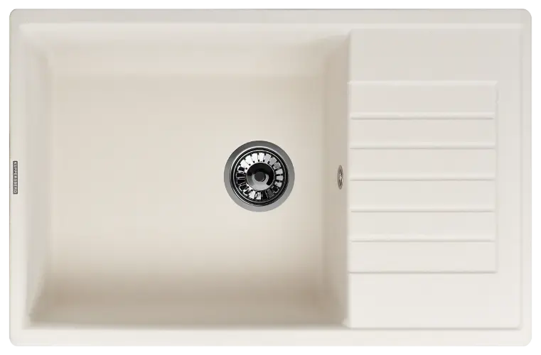 Кухонная мойка ROYS 1B1D WHITE