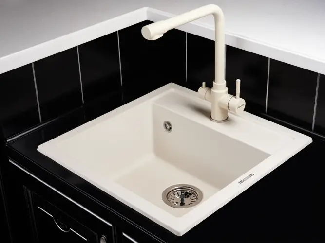 Кухонный смеситель Geo KG2385CR WHITE
