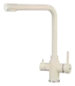 Кухонный смеситель Geo KG2385CR WHITE