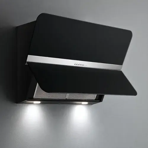 Настенная вытяжка FALMEC FLIPPER CONO VETRO NERO 550 мм со стеклом