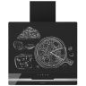 Вытяжка Krona DOMENIKA 600 BLACK/INOX S
