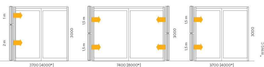WING 200Е АС Тепловая Завеса