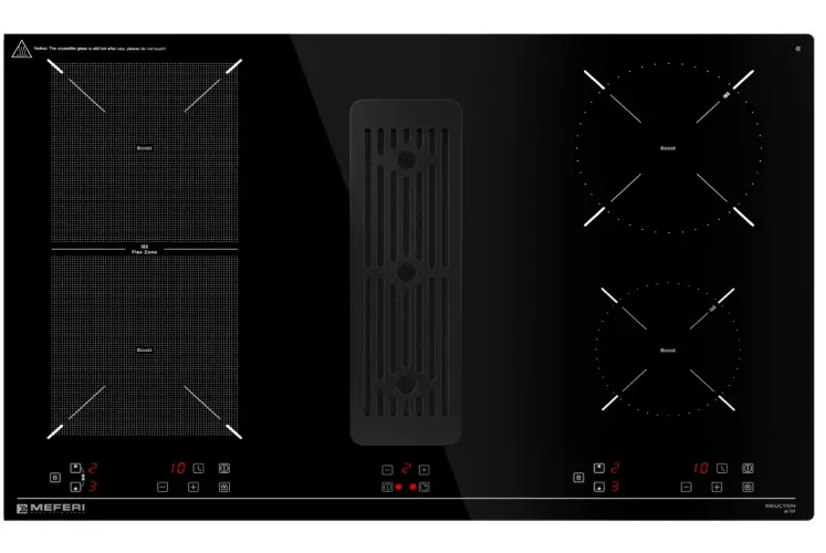 Варочная панель индукционная с вытяжкой MEFERI XSMART35IX ULTRA