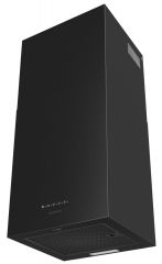Кубическая вытяжка кухонная MEFERI ROOMBOX40BK COMFORT, пристенная, 40 см, черная, квадратная, производительность 1100 м3/ч, 3 скорости, низкий уровень шума, режимы отвод и рециркуляция, гарантия 3 года
