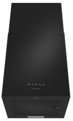 Кубическая вытяжка кухонная MEFERI ROOMBOX40BK COMFORT, пристенная, 40 см, черная, квадратная, производительность 1100 м3/ч, 3 скорости, низкий уровень шума, режимы отвод и рециркуляция, гарантия 3 года