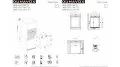 Винный шкаф Dunavox DAB-25.62DW.TO