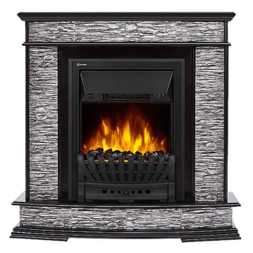 Каминокомплект Firelight Scala Classic с очагом Electrolux EFP/P-1020LS сланец скалистый серый/шпон венге