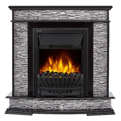 Каминокомплект Firelight Scala Classic с очагом Electrolux EFP/P-1020LS сланец скалистый серый/шпон венге