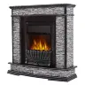 Каминокомплект Firelight Scala Classic с очагом Electrolux EFP/P-1020LS сланец скалистый серый/шпон венге