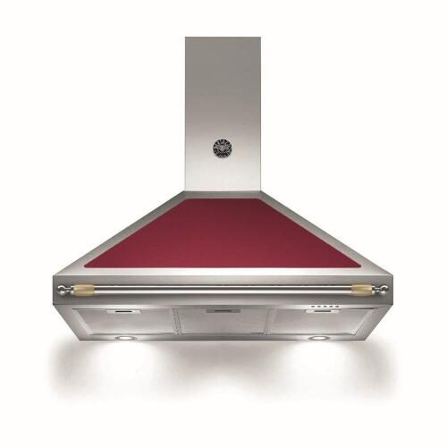 Настенная вытяжка Bertazzoni серии Heritage, 90 см, бордовый