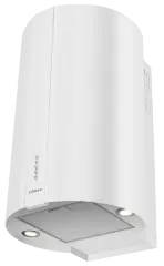 Вытяжка кухонная цилиндрическая настенная MEFERI TUBE40WH POWER, 40 см, белая, производительность 850 м3/ч, 3 скорости, низкий уровень шума, режимы отвод и рециркуляция, гарантия 3 года