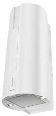 Вытяжка кухонная цилиндрическая настенная MEFERI TUBE40WH POWER, 40 см, белая, производительность 850 м3/ч, 3 скорости, низкий уровень шума, режимы отвод и рециркуляция, гарантия 3 года