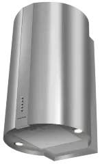 Вытяжка кухонная цилиндрическая настенная MEFERI TUBE40IX POWER, 40 см, серая, производительность 850 м3/ч, 3 скорости, низкий уровень шума, режимы отвод и рециркуляция, гарантия 3 года