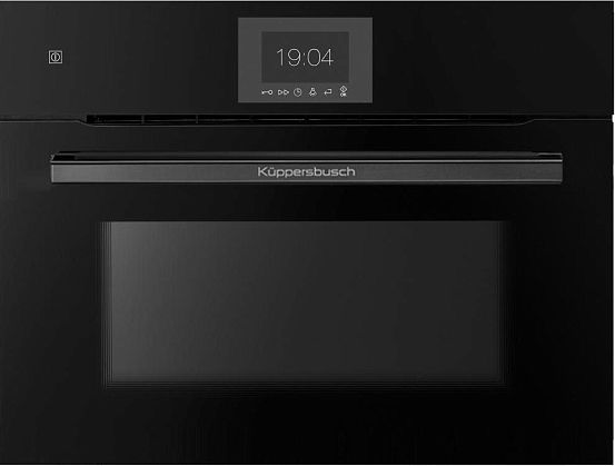Компактный духовой шкаф с паром Kuppersbusch CBM 6570.0 X2 Black Chrome