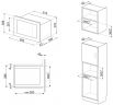 Встраиваемая микроволновая печь Smeg FMI025B3