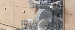 Полностью встраиваемая посудомоечная машина Bertazzoni с автоматическим открыванием дверцы по окончанию цикла мойки